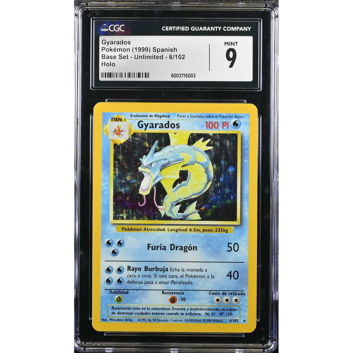 Gyarados (BS 6) Base Set Español 1999