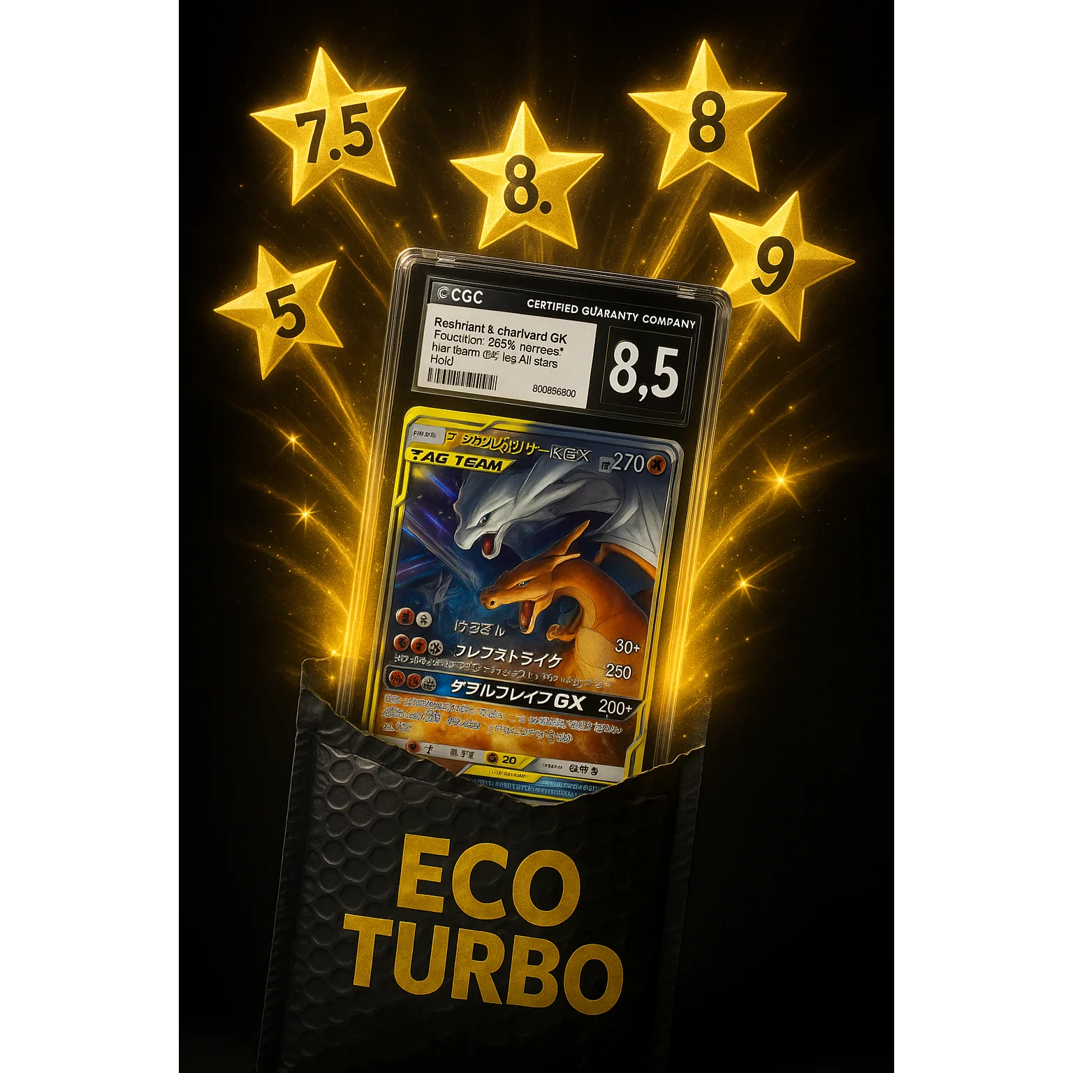 ECO TURBO! Mystery Graded Card | Santo Packs - Image 2