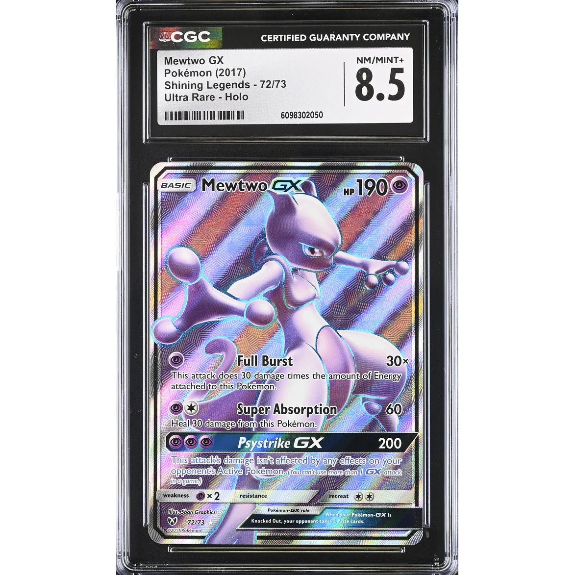 Mewtwo GX (SLG 72) Shining Legends