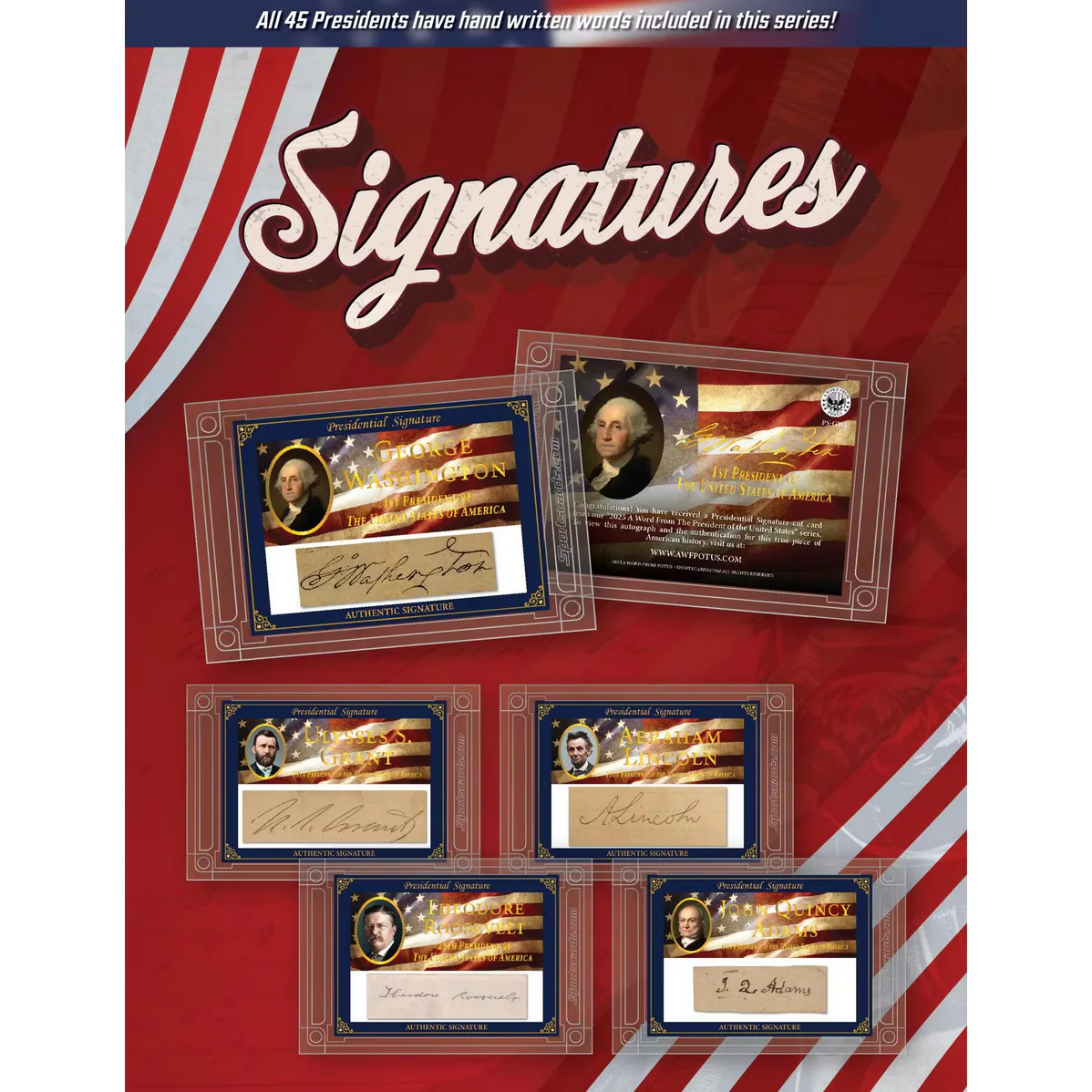 SportCards | 2025 POTUS A Word from the President Hobby Box - Image 3