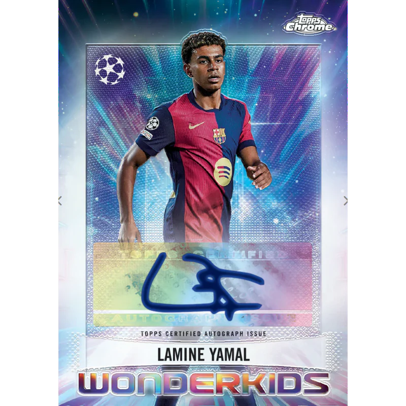 Topps 24/25 UCC Topps Chrome - Value Pack (28 Cards) - Image 4