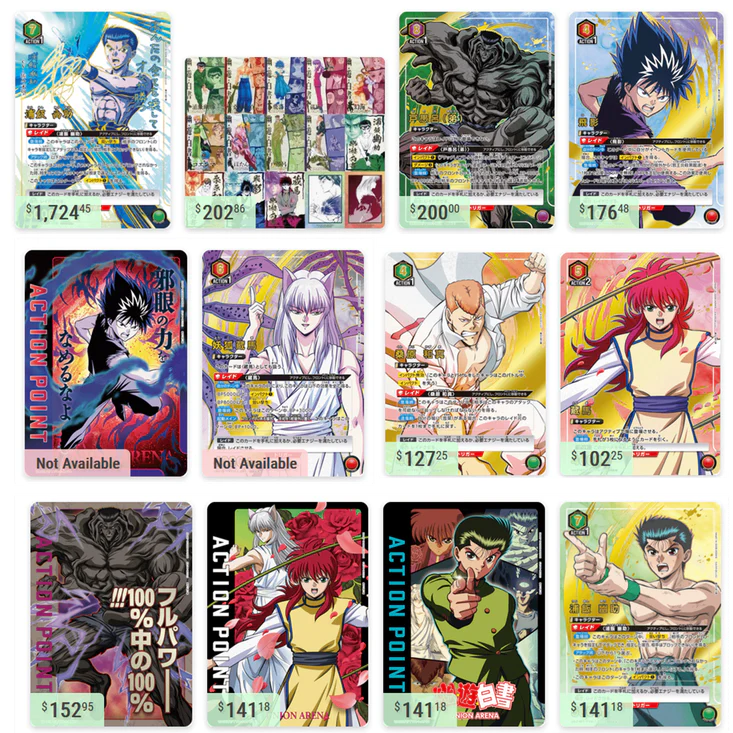 Union Arena | Caja de 16 Sobre Yu Yu Hakusho Japonés 2024 - Image 2