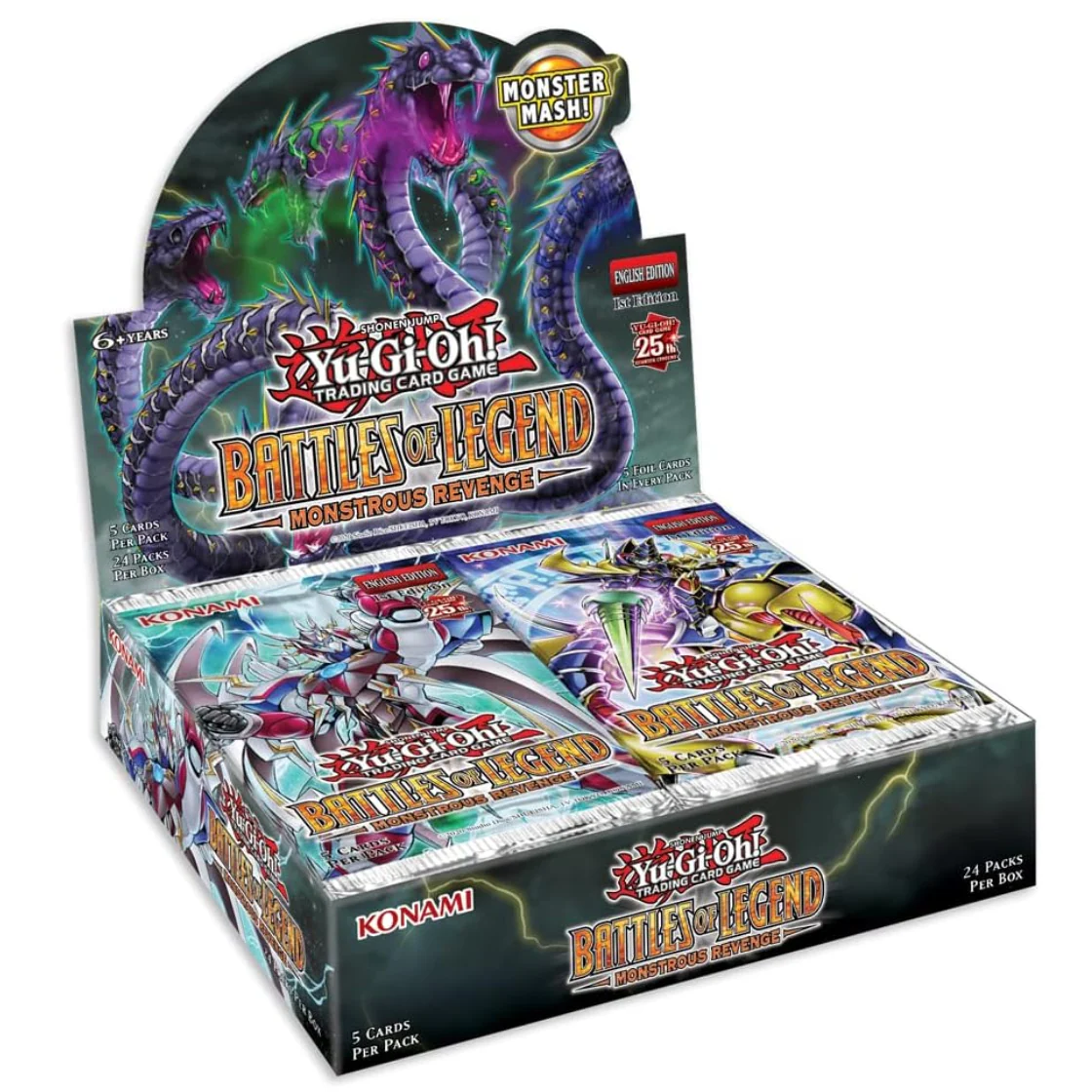 Yu-Gi-Oh! | Booster Box de 24 Sobres de Battles of Legend: Monstrous Revenge 2022 Inglés