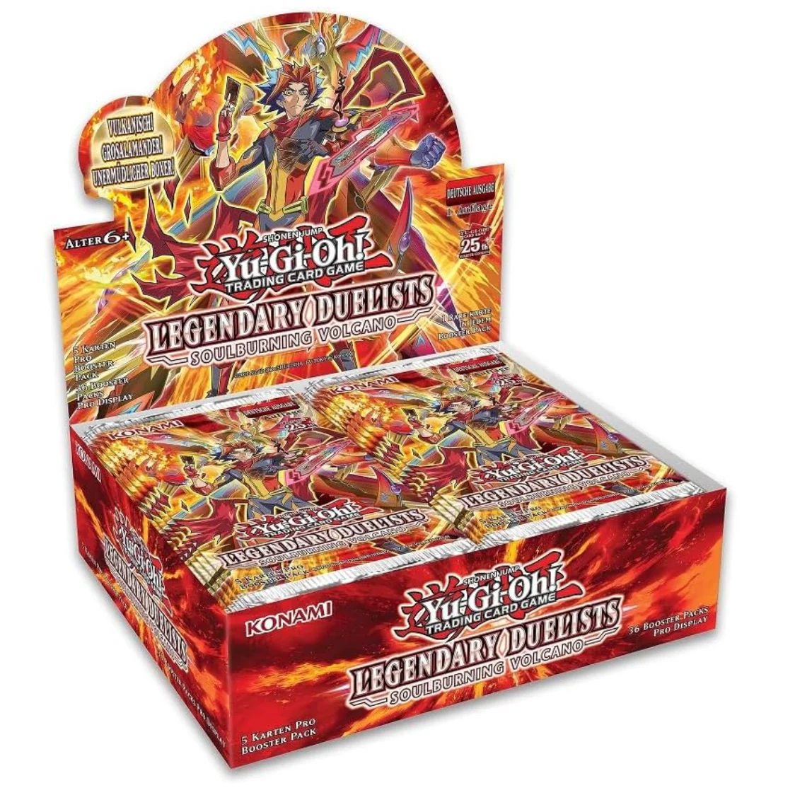 Yu-Gi-Oh! | Booster Box de 36 Sobres de Legendary Duelists : Soulburning Volcano 2022 Inglés